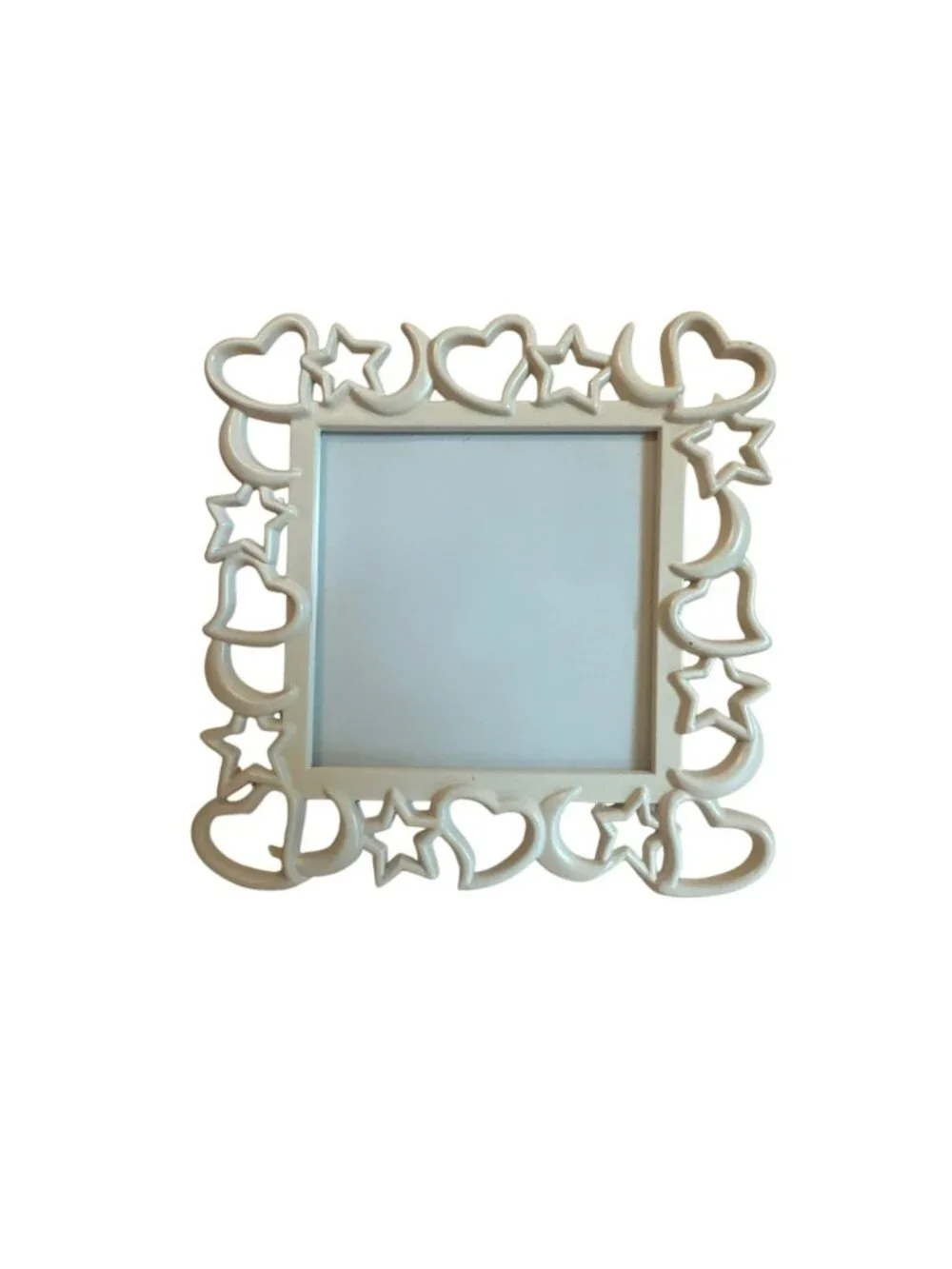 Picture Frame Elsa L Moon Star Celestial Pattern 3 1/4